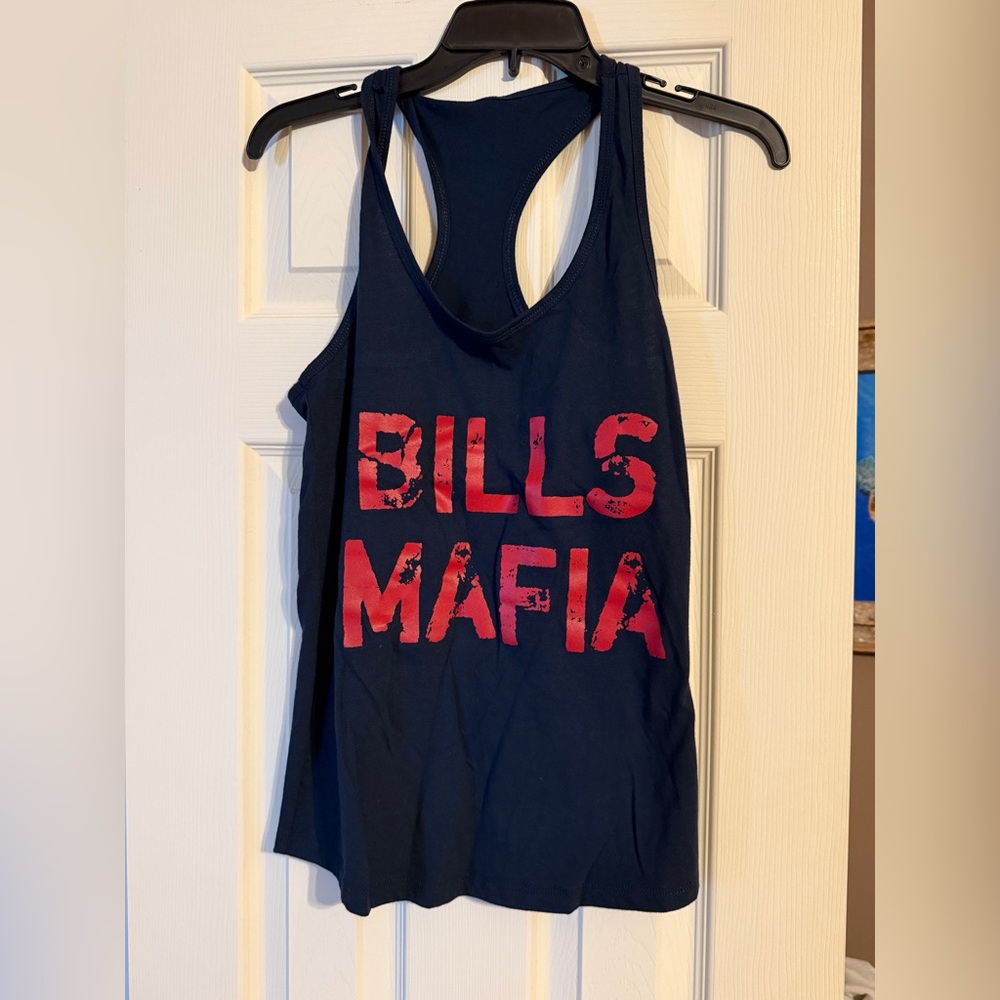 Buffalo Bills Navy Tank Top
